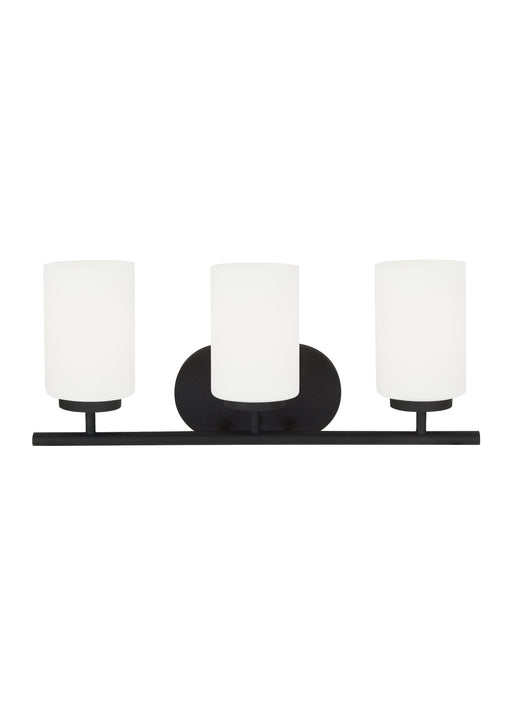 Generation Lighting - 41162-112 - Three Light Wall / Bath - Oslo - Midnight Black