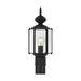 Generation Lighting - 8209-12 - One Light Outdoor Post Lantern - Classico - Black