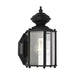 Generation Lighting - 8507-12 - One Light Outdoor Wall Lantern - Classico - Black