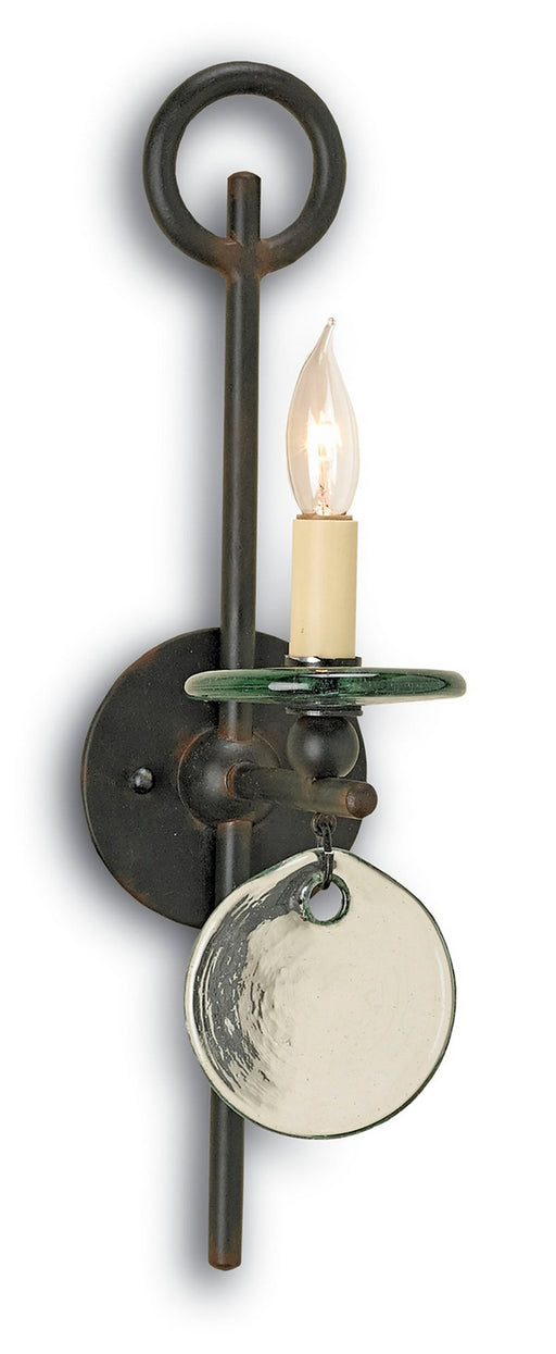 Currey and Company - 5107 - One Light Wall Sconce - Sethos - Old Iron