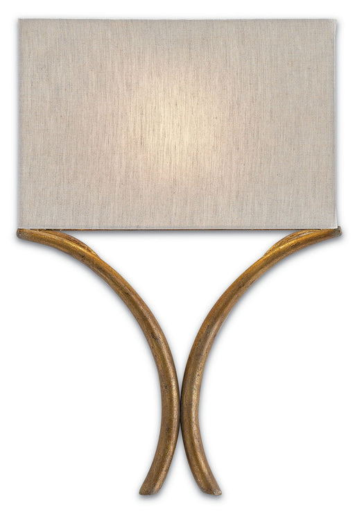 Currey and Company - 5901 - One Light Wall Sconce - Cornwall - French Gold Leaf
