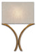 Currey and Company - 5901 - One Light Wall Sconce - Cornwall - French Gold Leaf