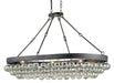 Currey and Company - 9888 - Six Light Chandelier - Balthazar - French Black