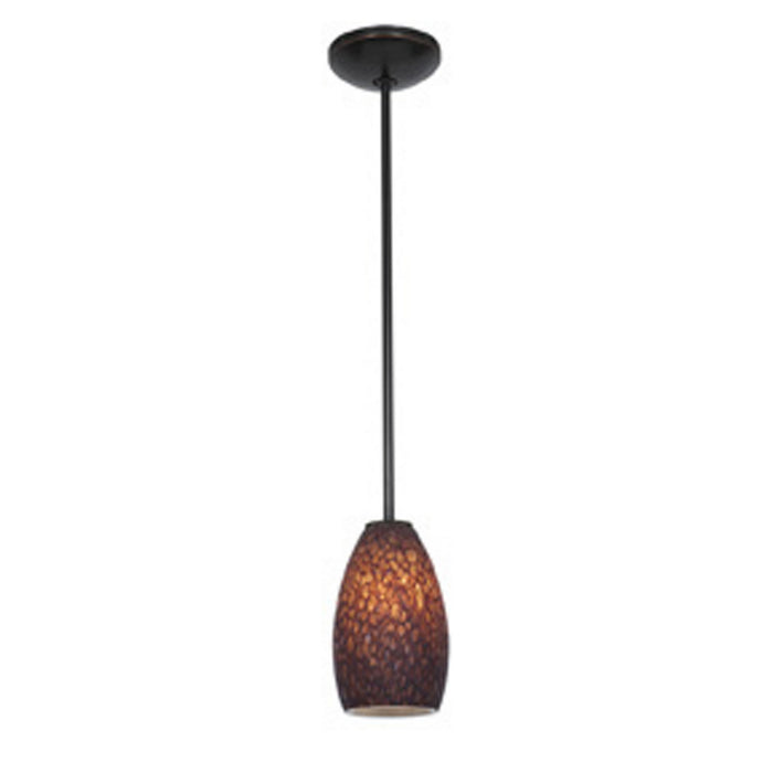 Access - 28012-1R-ORB/BRST - One Light Pendant - Champagne - Oil Rubbed Bronze