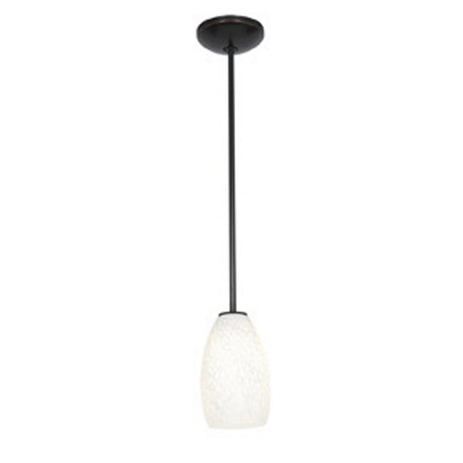 Access - 28012-1R-ORB/WHST - One Light Pendant - Champagne - Oil Rubbed Bronze