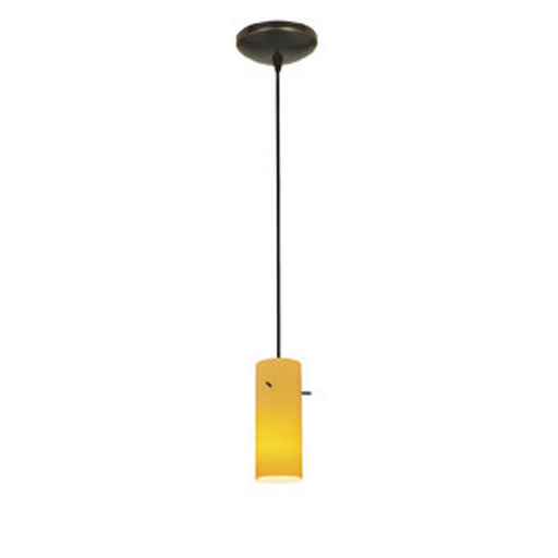 Access - 28030-1C-ORB/AMB - One Light Pendant - Cylinder - Oil Rubbed Bronze