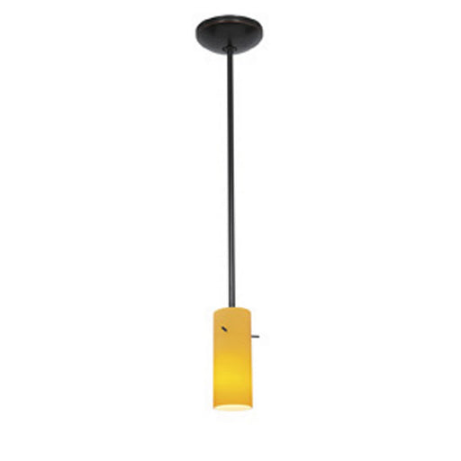 Access - 28030-1R-ORB/AMB - One Light Pendant - Cylinder - Oil Rubbed Bronze