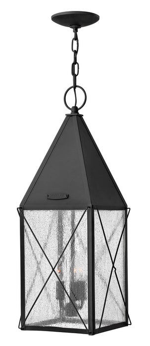 Hinkley - 1842BK - Three Light Hanging Lantern - York - Black