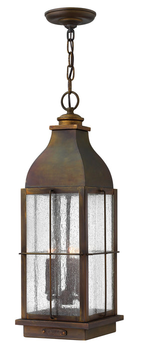 Hinkley - 2042SN - Three Light Hanging Lantern - Bingham - Sienna