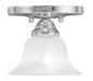 Livex Lighting - 1530-05 - One Light Ceiling Mount - Edgemont - Polished Chrome