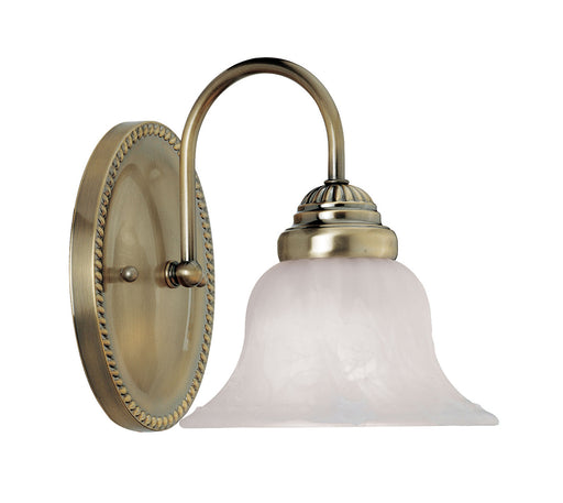 Livex Lighting - 1531-01 - One Light Bath Vanity - Edgemont - Antique Brass