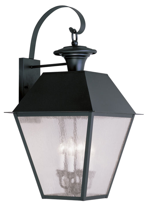 Livex Lighting - 2172-04 - Four Light Outdoor Wall Lantern - Mansfield - Black