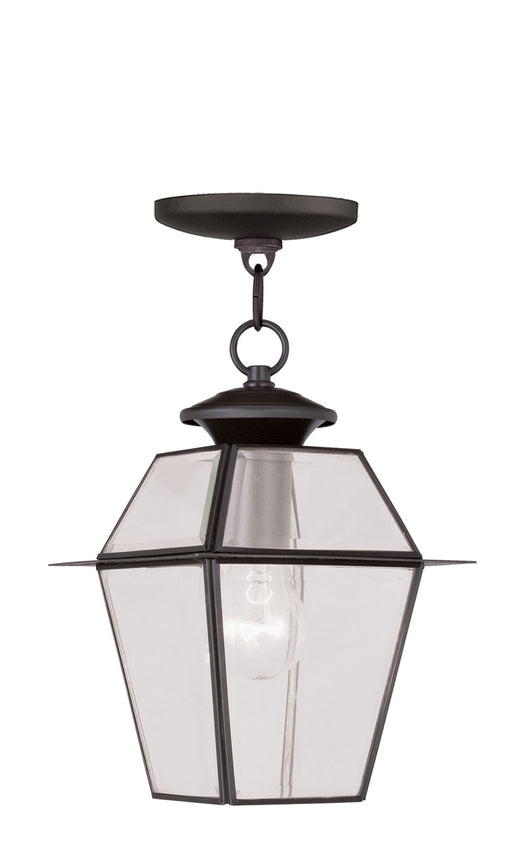 Livex Lighting - 2183-07 - One Light Outdoor Pendant - Westover - Bronze