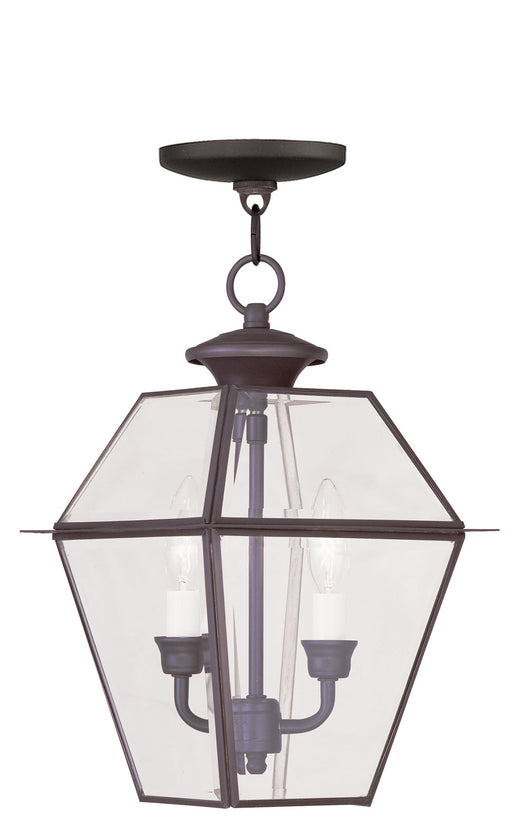 Livex Lighting - 2285-07 - Two Light Outdoor Pendant - Westover - Bronze