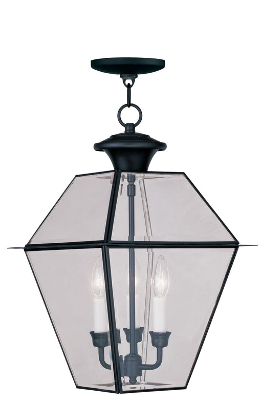 Livex Lighting - 2385-04 - Three Light Outdoor Pendant - Westover - Black