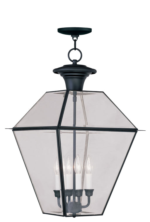 Livex Lighting - 2387-04 - Four Light Outdoor Pendant - Westover - Black