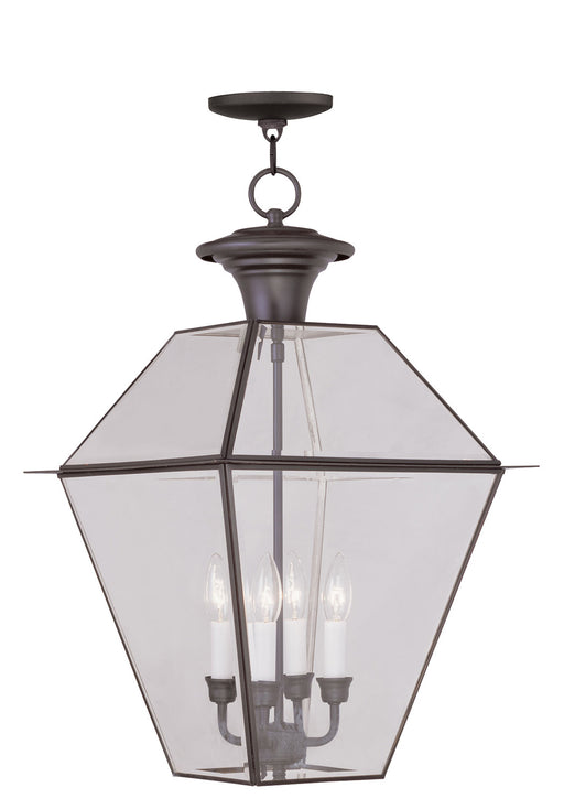 Livex Lighting - 2387-07 - Four Light Outdoor Pendant - Westover - Bronze