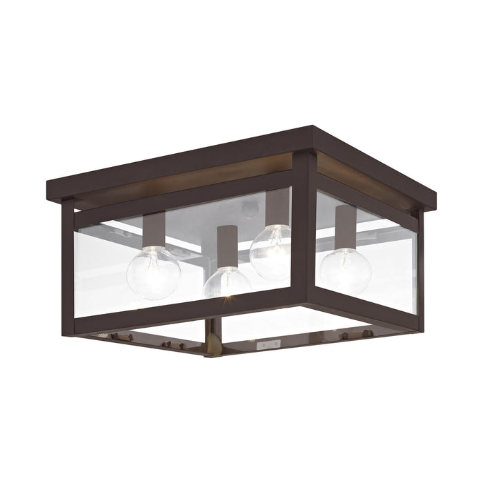 Milford Ceiling Mount-Flush Mounts-Livex Lighting-Lighting Design Store