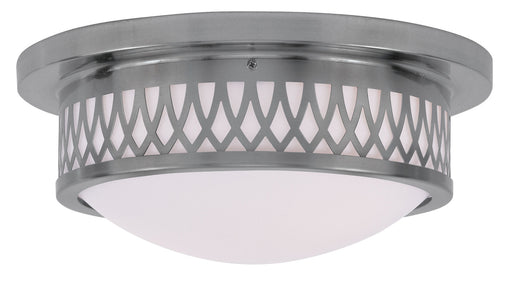 Livex Lighting - 7352-91 - Two Light Ceiling Mount - Westfield - Brushed Nickel