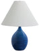 House of Troy - GS300-BG - One Light Table Lamp - Scatchard - Blue Gloss