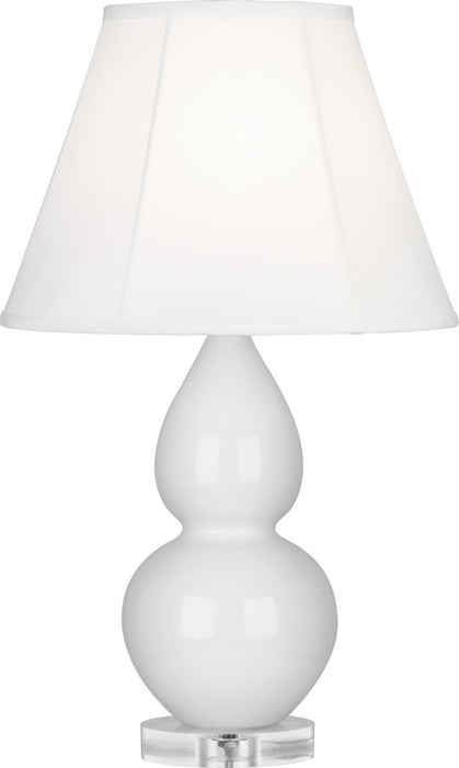 Robert Abbey - A690 - One Light Accent Lamp - Small Double Gourd - Lily Glazed Ceramic w/ Lucite Base