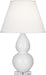 Robert Abbey - A690X - One Light Accent Lamp - Small Double Gourd - Lily Glazed Ceramic w/ Lucite Base