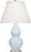 Robert Abbey - A696X - One Light Accent Lamp - Small Double Gourd - Baby Blue Glazed Ceramic w/ Lucite Base