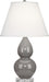 Robert Abbey - A770X - One Light Accent Lamp - Small Double Gourd - Smoky Taupe Glazed Ceramic w/ Lucite Base