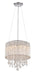 Avenue Lighting - HF1501-SLV - Eight Light Dual Mount/Flush & Hanging - Beverly Dr. - Silver Silk String