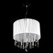 Avenue Lighting - HF1501-WHT - Eight Light Dual Mount/Flush & Hanging - Beverly Dr. - White Silk String