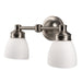 Norwell Lighting - 8792-BN-OP - Two Light Wall Sconce - Spencer - Brushed Nickel