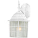 Nuvo Lighting - 60-4904 - One Light Wall Lantern - Adams - White
