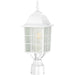 Nuvo Lighting - 60-4907 - One Light Post Lantern - Adams - White