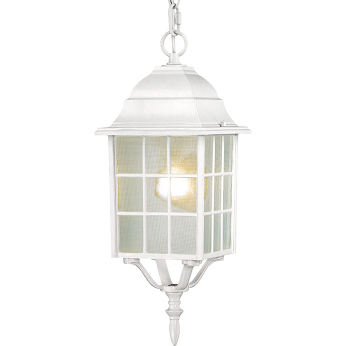 Nuvo Lighting - 60-4911 - One Light Hanging Lantern - Adams - White