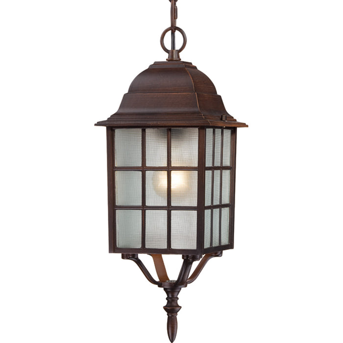 Nuvo Lighting - 60-4912 - One Light Hanging Lantern - Adams - Rustic Bronze