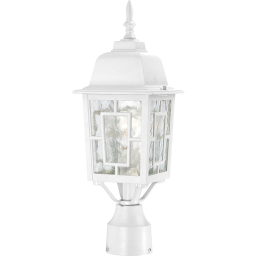 Nuvo Lighting - 60-4927 - One Light Post Lantern - Banyan - White