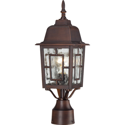 Nuvo Lighting - 60-4928 - One Light Post Lantern - Banyan - Rustic Bronze