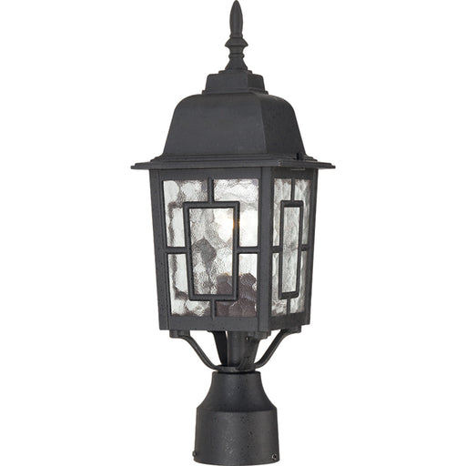 Nuvo Lighting - 60-4929 - One Light Post Lantern - Banyan - Textured Black