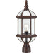 Nuvo Lighting - 60-4975 - One Light Post Lantern - Boxwood - Rustic Bronze