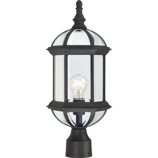 Nuvo Lighting - 60-4976 - One Light Post Lantern - Boxwood - Textured Black