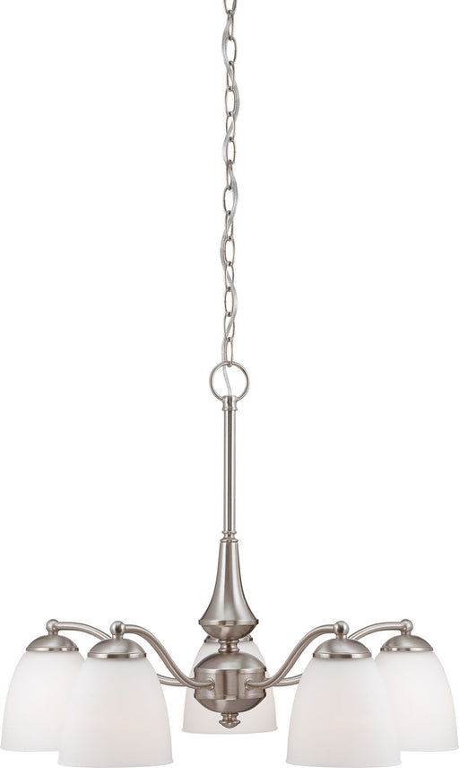 Nuvo Lighting - 60-5043 - Five Light Chandelier - Patton - Brushed Nickel