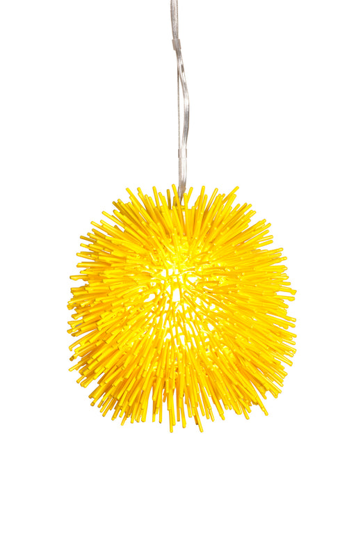 Varaluz - 169M01YE - One Light Mini Pendant - Urchin - Un-Mellow Yellow