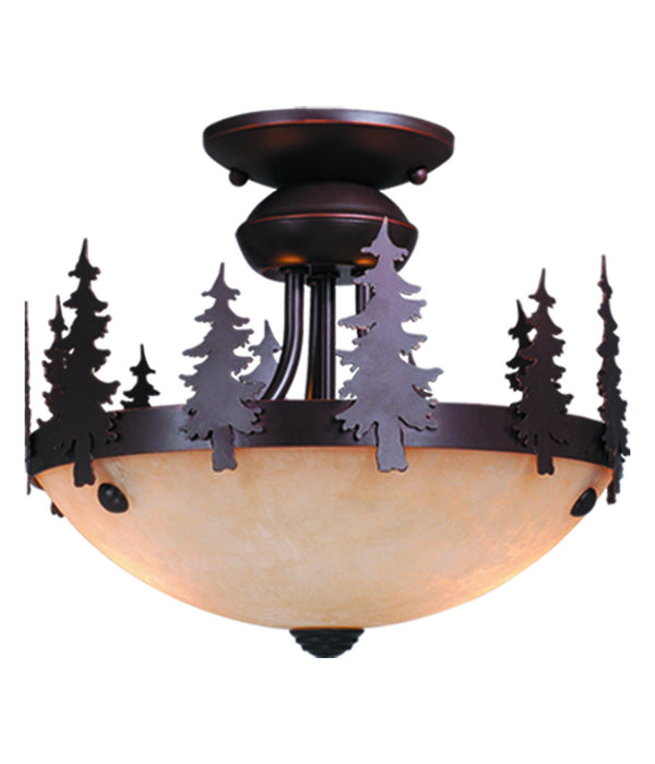 Vaxcel - LK55512BBZ-C - LED Fan Light Kit or Semi Flush Ceiling Light - Yosemite - Burnished Bronze