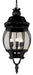 Trans Globe Imports - 4067 BK - Four Light Hanging Lantern - Parsons - Black