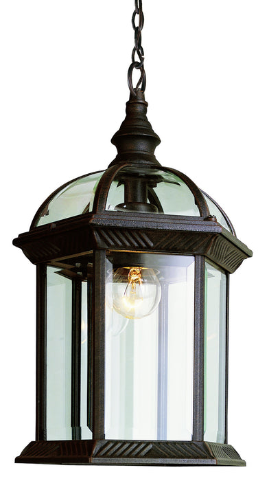 Trans Globe Imports - 4183 RT - One Light Hanging Lantern - Wentworth - Rust