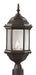 Trans Globe Imports - 4352 BK - One Light Postmount Lantern - Josephine - Black