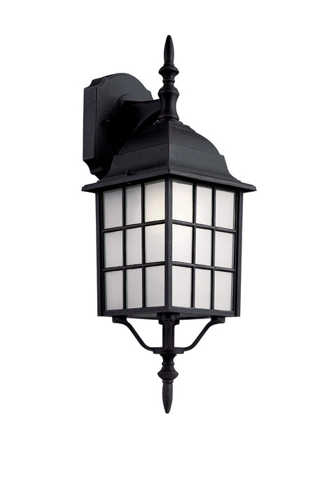 Trans Globe Imports - 4420-1 BK - One Light Wall Lantern - San Gabriel - Black