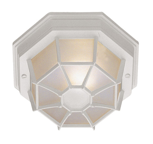 Trans Globe Imports - 40582 WH - One Light Flushmount Lantern - Benkert - White
