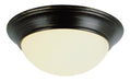 Trans Globe Imports - 57700 ROB - Two Light Flushmount - Athena - Rubbed Oil Bronze