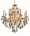 Elegant Lighting - 2016D26G/RC - Eight Light Chandelier - St. Francis - Gold